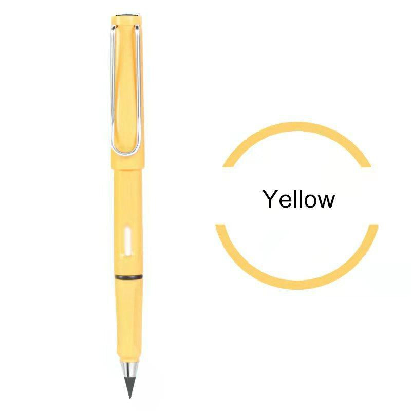 Everlasting Pencil, 12 Pcs Inkless Pencil Eternal with Eraser, Infinity Reusable Pencil for Writing, Drawing, Sustainable Pencil for Home, Office, School