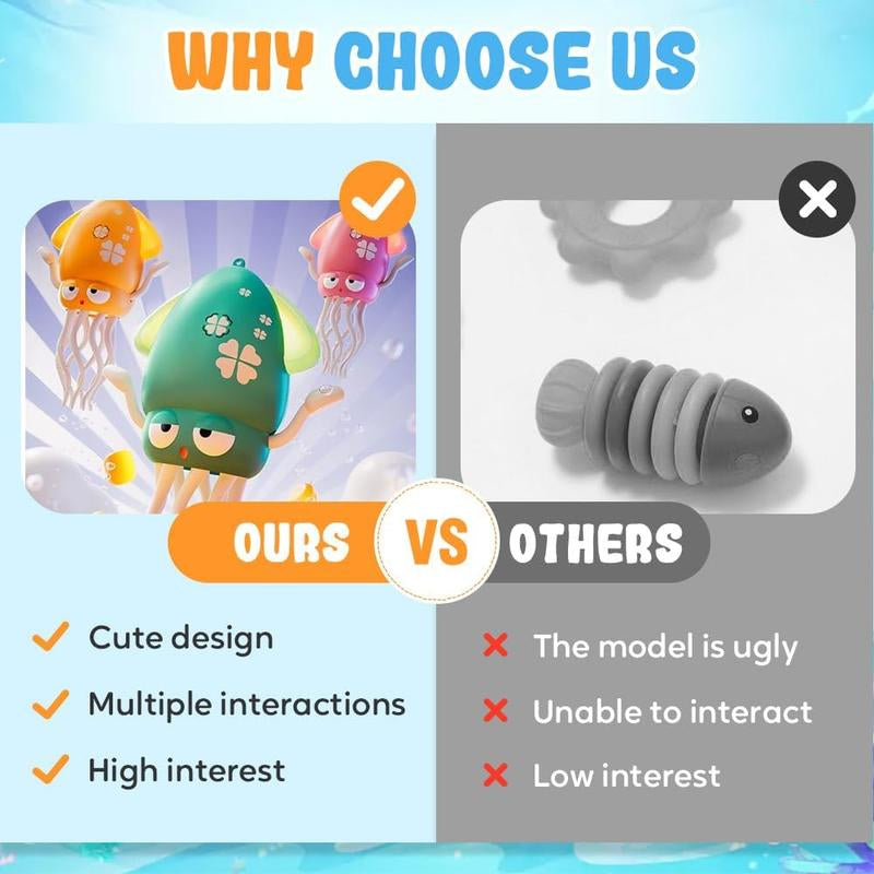 LBEUS Dancing Octopus Toy【Freeship】, 2025 New Electric Auto-Avoid Crawling Octopus with LED & Music for Interactive Fun Gifts, Educational Toys,Sensory Development – Safe & Durable Gift for Toddlers, Boys & Girls Ages 3+