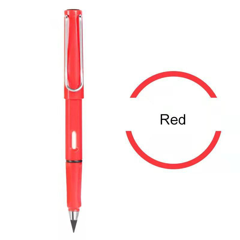 Everlasting Pencil, 12 Pcs Inkless Pencil Eternal with Eraser, Infinity Reusable Pencil for Writing, Drawing, Sustainable Pencil for Home, Office, School