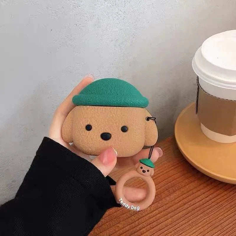 3D Cute Skittles Bubble Gum Plum Flower Drink for Airpods 3 2 Pro Earphone Case Charge Box Soft Wireless Bluetooth Protect Cover