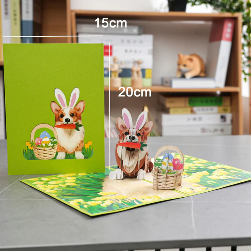 3D Butterfly Unicorn Birthday Card for Kids Children Cute Animal Pop-Up Greeting Cards Baby Shower Gifts