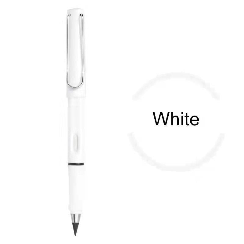 Everlasting Pencil, 12 Pcs Inkless Pencil Eternal with Eraser, Infinity Reusable Pencil for Writing, Drawing, Sustainable Pencil for Home, Office, School