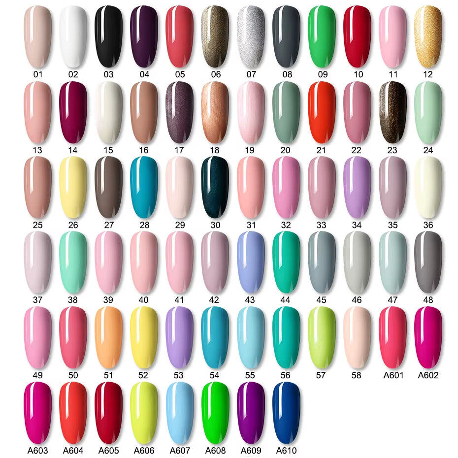 Pure Color Gel Nail Polish Pen for Nails Art Gel Semi Permanent Base Top Coat UV Gel Varnish Hybrid Neon Nail Polish