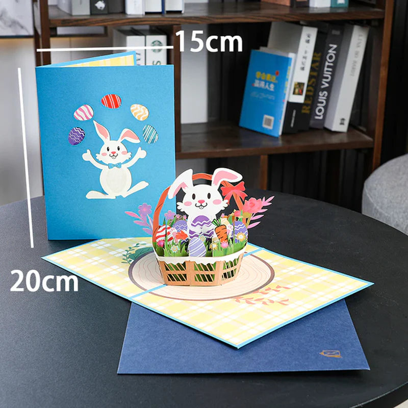 3D Butterfly Unicorn Birthday Card for Kids Children Cute Animal Pop-Up Greeting Cards Baby Shower Gifts