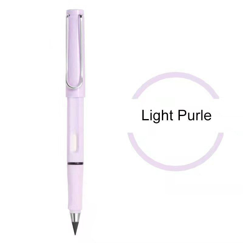 Everlasting Pencil, 12 Pcs Inkless Pencil Eternal with Eraser, Infinity Reusable Pencil for Writing, Drawing, Sustainable Pencil for Home, Office, School