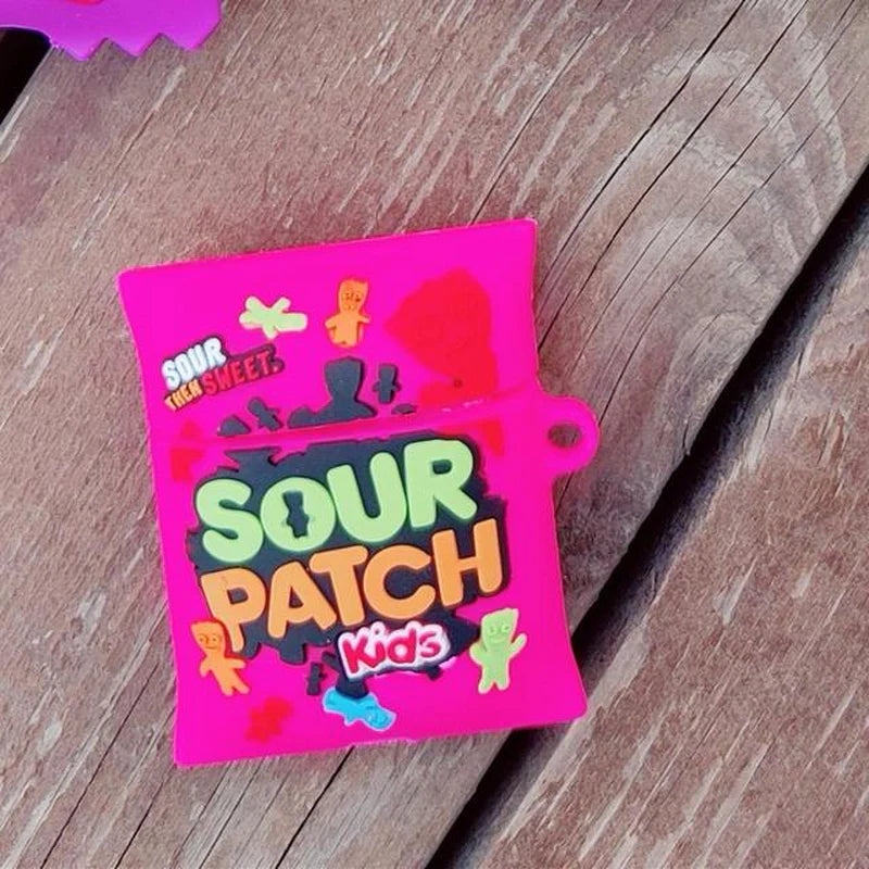 3D Cute Skittles Bubble Gum Plum Flower Drink for Airpods 3 2 Pro Earphone Case Charge Box Soft Wireless Bluetooth Protect Cover