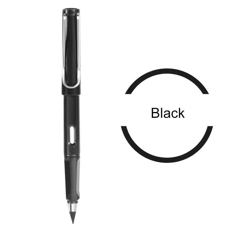 Everlasting Pencil, 12 Pcs Inkless Pencil Eternal with Eraser, Infinity Reusable Pencil for Writing, Drawing, Sustainable Pencil for Home, Office, School