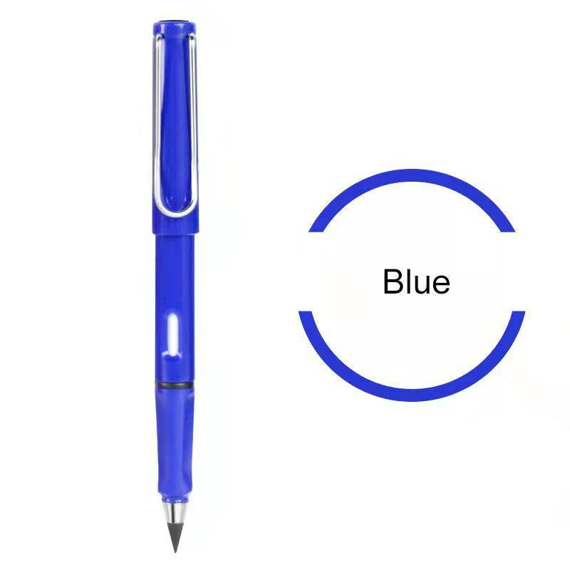 Everlasting Pencil, 12 Pcs Inkless Pencil Eternal with Eraser, Infinity Reusable Pencil for Writing, Drawing, Sustainable Pencil for Home, Office, School