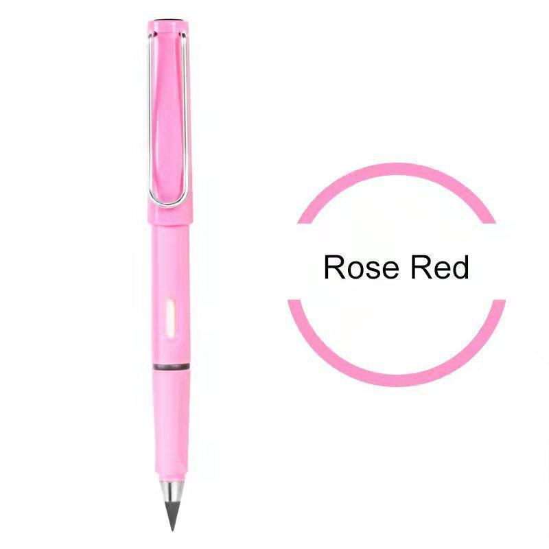 Everlasting Pencil, 12 Pcs Inkless Pencil Eternal with Eraser, Infinity Reusable Pencil for Writing, Drawing, Sustainable Pencil for Home, Office, School