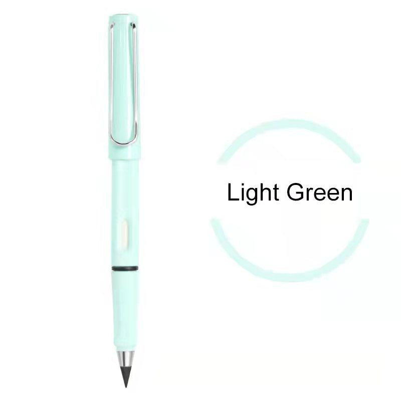 Everlasting Pencil, 12 Pcs Inkless Pencil Eternal with Eraser, Infinity Reusable Pencil for Writing, Drawing, Sustainable Pencil for Home, Office, School