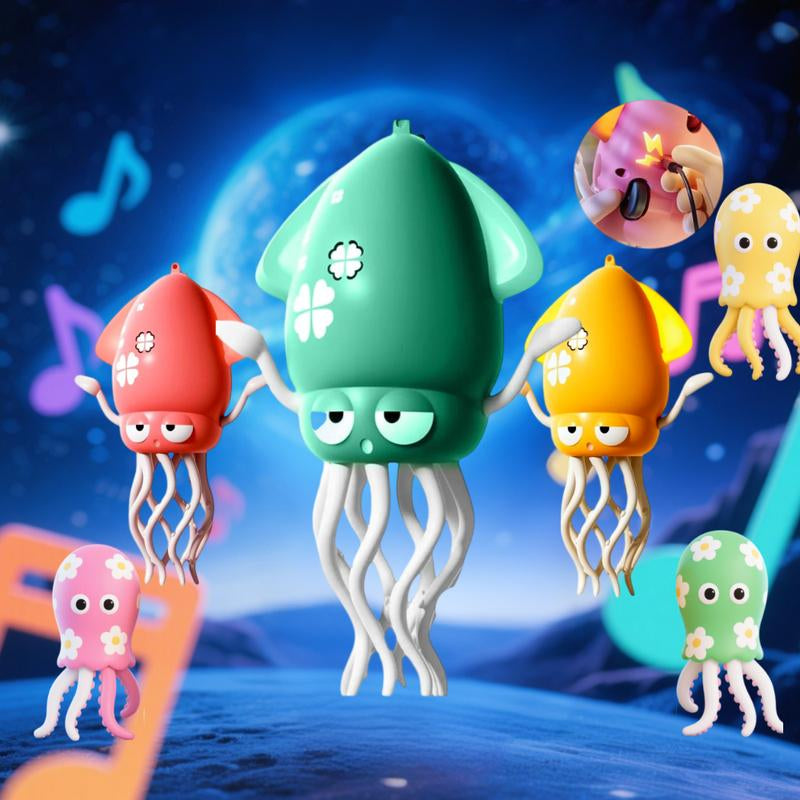 LBEUS Dancing Octopus Toy【Freeship】, 2025 New Electric Auto-Avoid Crawling Octopus with LED & Music for Interactive Fun Gifts, Educational Toys,Sensory Development – Safe & Durable Gift for Toddlers, Boys & Girls Ages 3+