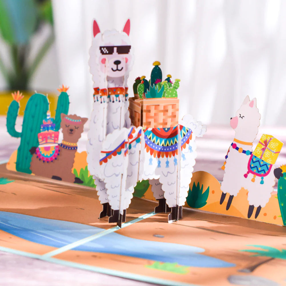 3D Butterfly Unicorn Birthday Card for Kids Children Cute Animal Pop-Up Greeting Cards Baby Shower Gifts