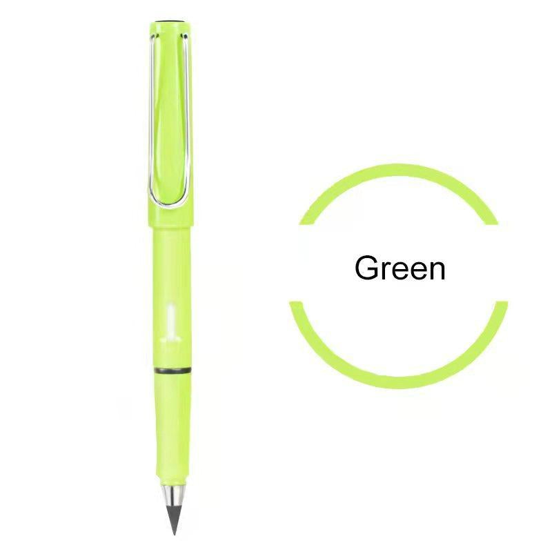 Everlasting Pencil, 12 Pcs Inkless Pencil Eternal with Eraser, Infinity Reusable Pencil for Writing, Drawing, Sustainable Pencil for Home, Office, School