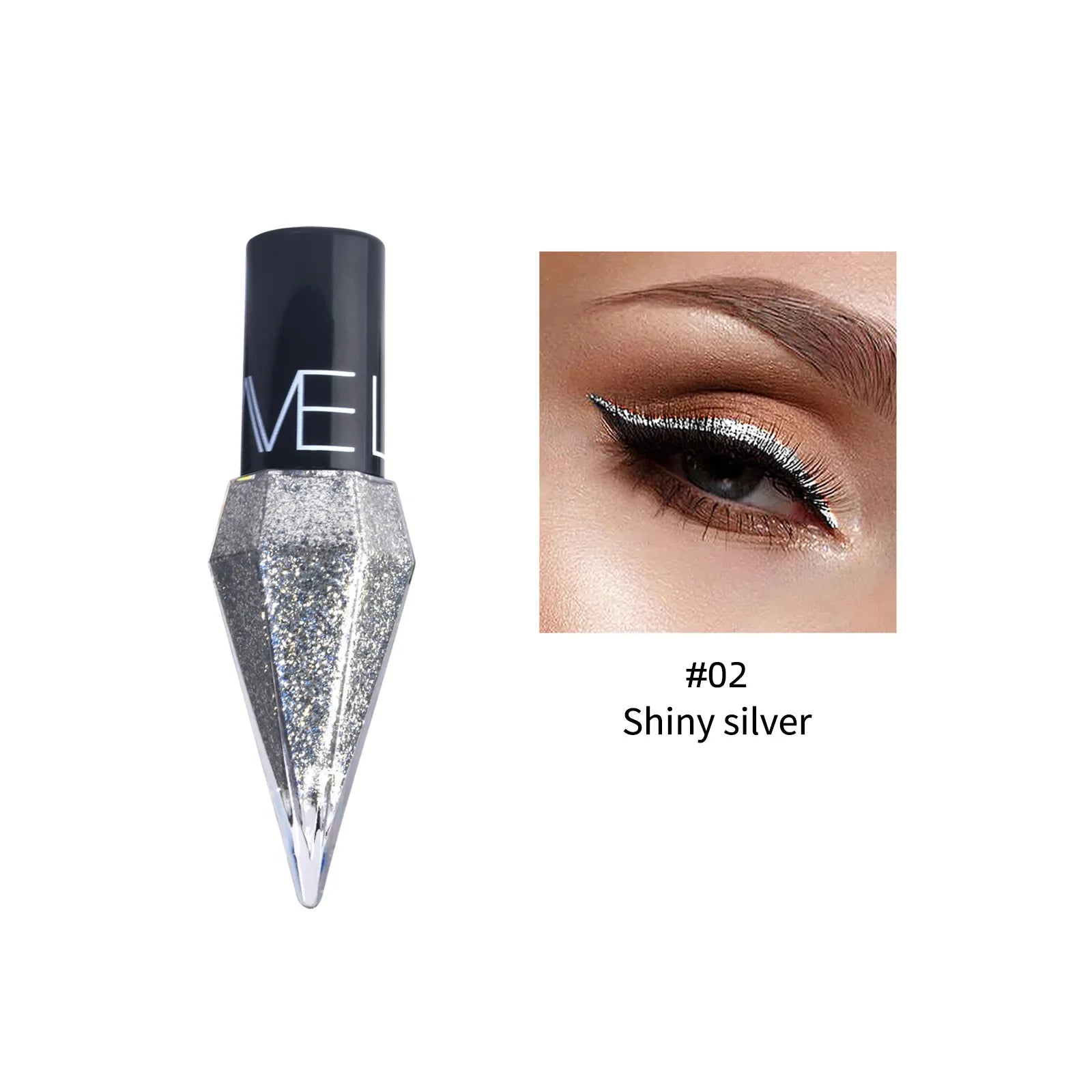 Pearlescent Diamond Gold Liquid Eyeshadow Eyeliner Stick Waterproof Glitter Sequins Rose Gold White Eyeliner Pen Korean Makeup